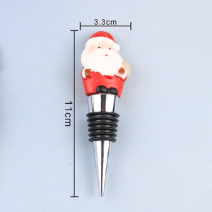 Santa Claus Wine Stopper Metal Christmas Bottle Seal For Home Use - Product Image 4