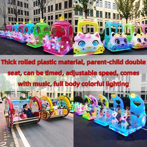 Giro sul parco divertimenti auto attraente per bambini giostre attrezzature da gioco per bambini elettrico principessa carrozza paraurti per il centro commerciale - Product Image 2