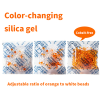 Sachet déshydratant en gel de silice orange OEM/ODM, granulés absorbants l'humidité pour l'emballage de matériel et d'électronique