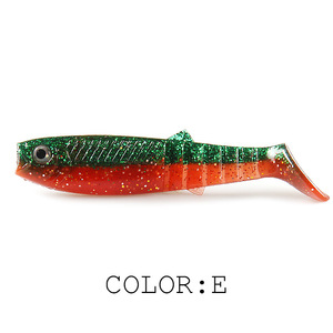 Nuovo 62mm 80mm 96mm 3D eye <span class=keywords><strong>cannibal</strong></span> Soft Bait T Tail esche da Pesca esche artificiali Iscas Pesca Tackle - Product Image 6
