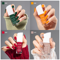 Ensemble de vernis à ongles écologiques non toxiques à base d'eau - Finition brillante de qualité salon, séchage rapide à l'air, 10 ml pour le nail art à domicile
