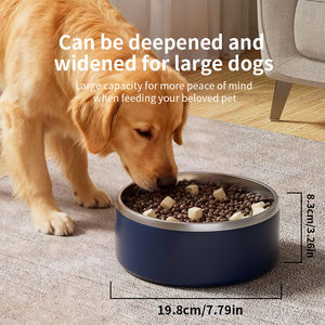 Tazón Doble de Acero Inoxidable Personalizado para Perros, Tazón para Comida y Agua, Aislado al Vacío, Comedero para Mascotas - Product Image 3