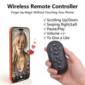 <span class=keywords><strong>Remote</strong></span> Control D18 untuk TikTok YouTube Instagram, Pengontrol Video Kamera Selfie Nirkabel untuk iPhone Android <span class=keywords><strong>iPad</strong></span> - Product Image 2