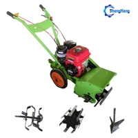 Nouvelle désherbeuse à essence puissante avec moteur 220V et moteur à essence, haute productivité, démarrage manuel pour le désherbage des vergers et des champs de maïs