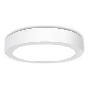 Plafonnier rond moderne en aluminium 36W, 29cm, montage en surface, SMD2835, blanc froid 6000K, IP44, pour éclairage de plafond de maison ou de bureau avec 5 - Product Image 4