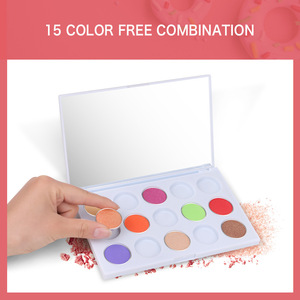 Vente en gros <span class=keywords><strong>de</strong></span> fards à paupières en poudre vegan, sans cruauté, hautement pigmentés, métalliques, imperméables, longue tenue, 140 couleurs, <span class=keywords><strong>marque</strong></span> privée - Product Image 4