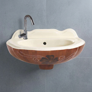 Cheap Price <b>Small</b> Size Salon Hair Washbasin Back Wall Wall-Mounted Modern Design Eco-Friendly Ceramic Full Hospital Villa - Product Image 2