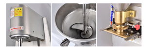Máquina de producción de albóndigas de alta eficiencia, apta para CE, con tambor circular de acero inoxidable de grado industrial para todos los tamaños. - Product Image 3