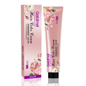 Crème colorante pour cheveux à l'huile d'argan sans ammoniaque ni PPD, qualité professionnelle pour salon, convient à tous les types de cheveux - Product Image 1