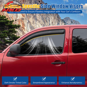 Déflecteurs de pluie et de soleil pour Toyota Tacoma 05-15, cabine étendue, installation dans le canal de la fenêtre - Product Image 3