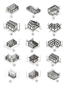 Terraza acristalada de aluminio para exteriores, cubiertas de patio con estructura de aluminio, invernaderos y soláriums, jardín de invierno, terraza acristalada independiente - Product Image 4