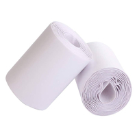 Bande adhésive blanche auto-agrippante en nylon avec doublure de protection pour vêtements, sacs et chaussures