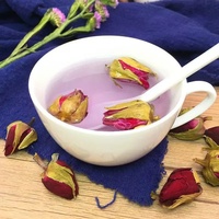 Fleurs de rose chinoise séchées de haute qualité, fleurs de Rosa Chinensis séchées naturelles en vrac pour mélange de tisanes, vente en gros