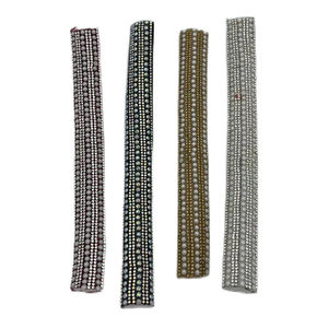 팩토리 클래식 맞춤형 핫픽스 체인 모양 느슨한 라인 석 뱀파이어 트림 장식 어퍼 신발 소재 - Product Image 4