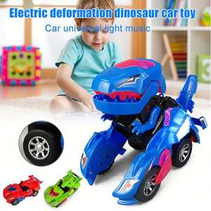 Coche <span class=keywords><strong>de</strong></span> Juguete Transformable Universal B O Dinosaur con Luz y Música - Product Image 2