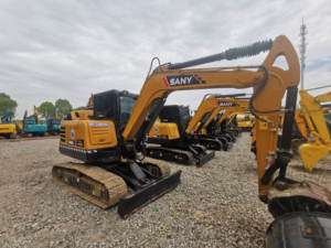 Excavadora Pequeña Sany 60C de 6 Toneladas Usada con Válvula Hidráulica Kawasaki y Capacidad de Cucharón de 0.4m - Product Image 2