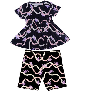 Vestidos de Otoño para Niñas Cd-5-1, Vestido Personalizado de Manga Corta para Bebés y Niñas Pequeñas, 95% Algodón, Venta al Por Mayor de Fábrica, Estampado para Niñas - Product Image 5