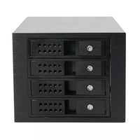 Boîtier de serveur 4 baies modulaire, adaptateur modulaire 4*3,5 HDD, 3*5,25 CD, compatible avec un châssis monté en rack 3U