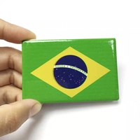 Amerique du Sud Brésil Aimants de réfrigérateur 3D en résine Souvenir touristique Autocollant de réfrigérateur Artisanat Cadeau Articles de décoration