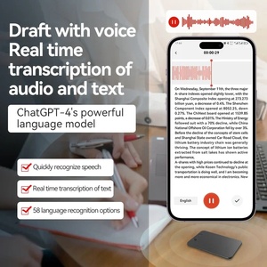 8-128GB AI ChatGPT-4 Intelligent <strong>Voice</strong> <strong>Recorder</strong> Audio App <strong>Phone</strong> Call Transcribe Summarize WAV <strong>Voice</strong> Text Conversion Device - Product Image 4