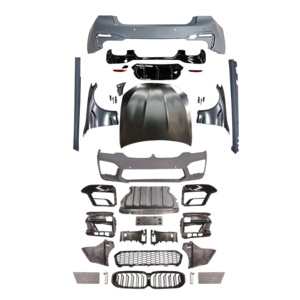 Kit carrosserie M5 authentique <span class=keywords><strong>YOUKISS</strong></span> neuf 2017-2021 pour Série 5 G30/G38 Facelift : pare-chocs avant/arrière, ailes, capot, jupes latérales - Product Image 1