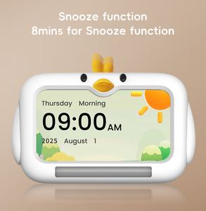 Nouveau enfants sommeil formateur blanc bruit son <span class=keywords><strong>réveil</strong></span> LED veilleuse pour chambre calendrier numérique horloge <span class=keywords><strong>de</strong></span> bureau horloge <span class=keywords><strong>de</strong></span> bureau - Product Image 3
