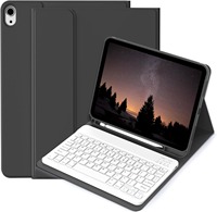 Étui de protection en cuir pour tablette iPad Air 11 pouces 1ère génération et 13 pouces avec capuchon magnétique, clavier rétroéclairé, compatibilité avec le stylet