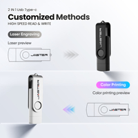 Memoria USB 2.0 de Plástico de 4GB-128GB con 3 Años de Garantía, Compatible con Windows y Mac, Nueva en Stock