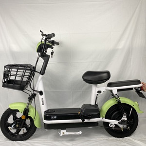 <b>Electric</b> City Bike 350W 48V 12A 3 Speed Rear <b>Hub</b> Motor 14" Lead-Acid Battery Steel Frame Foldable Brushless Motor - Product Image 3