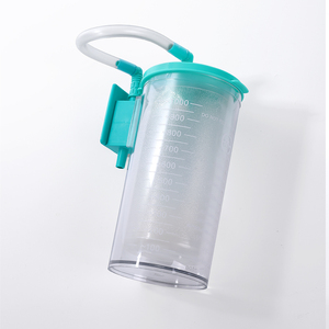 Recipiente de <span class=keywords><strong>Drenaje</strong></span> Médico Desechable de 1000 ml, Hispa, Certificado ISO 13485, <span class=keywords><strong>para</strong></span> Quirófano, Sala de Cirugía, Clase I, Modelo Verde - Product Image 3