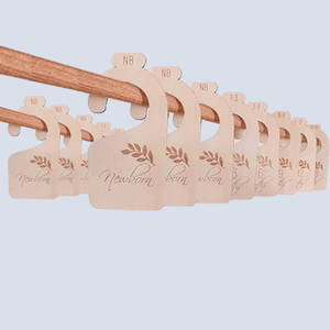 Diviseurs de placard pour bébé <span class=keywords><strong>en</strong></span> <span class=keywords><strong>bois</strong></span> de bouleau blanc, organisateur de placard, durables, pour nouveau-né, décoration de la maison, sculptés - Product Image 6