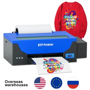 Pengiriman Gratis Inkjet Sublimasi Printer DTF A3 Stiker Vinil Transfer Garmen Hoodies T-shirt Cetak DTF Printer