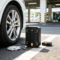 Compresseur d'air numérique 12V DC avec annonce vocale pour pneus, 150 PSI, pompe à air parlante, affichage de la pression en plusieurs langues, CE RoHS