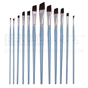 Taklon Hair – virole en laiton acrylique, ensemble de pinceaux d'artiste pour <span class=keywords><strong>peinture</strong></span> acrylique et à l'huile - Product Image 1