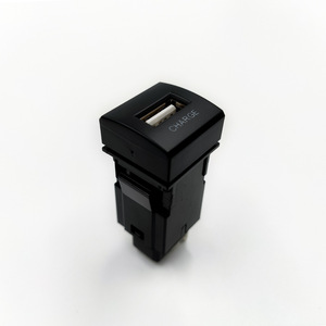 Car USB Fast Charger QC3.0 12V <b>ABS</b> For Toyota Corolla Levin Camry - Product Image 1