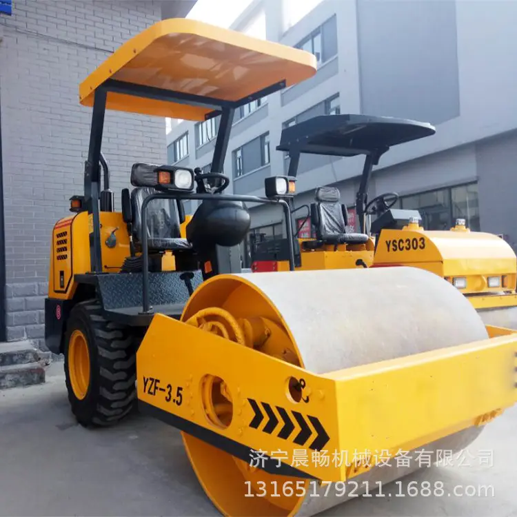Single or Double drum roller compactor road roller on sale