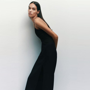 <span class=keywords><strong>Abito</strong></span> da donna estivo personalizzato con cinturino <span class=keywords><strong>incrociato</strong></span> stile stile Chiffon Sexy stile Chiffon tessuto coreano senza maniche in stile - Product Image 2