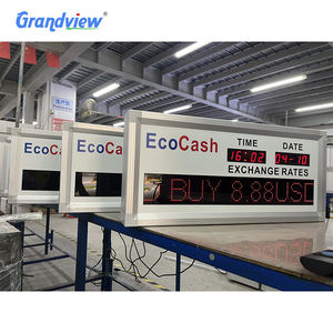 इनडोर बैंक इलेक्ट्रॉनिक डिजिटल मुद्रा विदेशी विनिमय दर डिस्प्ले बोर्ड पैनल की अगुवाई वाली स्क्रीन - Product Image 2