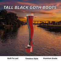 Bottines à bout ouvert pour femmes, talons hauts de 20 cm, fermeture éclair, PU, automne, chaussures sexy pour femmes, plateforme, bottes à lacets
