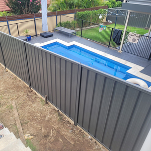 <span class=keywords><strong>Vendita</strong></span> calda australiana fantasia giardino o piscina in metallo in acciaio zincato atlante foglio di recinzione ECO FRIENDLY GI Colorbond pannello 2400x1200mm - Product Image 2
