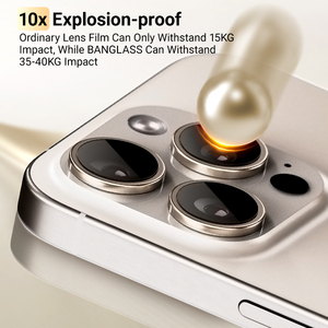 Joymonki New HD Sapphire ống kính máy ảnh cho <span class=keywords><strong>iPhone</strong></span> 17 Pro ống kính kính điện thoại bảo vệ Tempered phim Bìa 9H cho <span class=keywords><strong>iPhone</strong></span> 16 Pro - Product Image 6