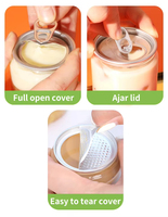 Boîtes de boisson en plastique PET transparentes de 250 ml, 330 ml, 350 ml, 500 ml, 650 ml, 700 ml, 900 ml avec bouchon en aluminium pour soda, jus, bière, champagne