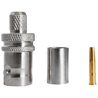 Conector Hembra BNC-C-K4 de Latón de Fábrica de Buen Rendimiento, Crimpado RG59