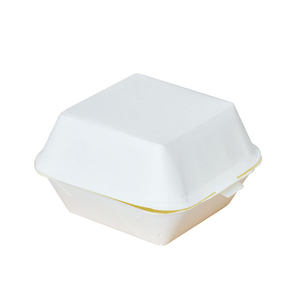 安いカスタムロゴブラウンクラフト板紙テイクアウト紙持ち帰りバーガーボックス - Product Image 2