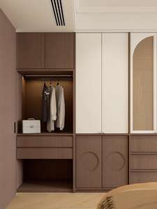 Armoire en bois massif de qualité supérieure, plusieurs compartiments, structure robuste pour un usage domestique - Product Image 3