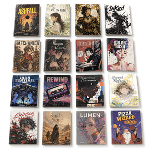 Service d'impression de mangas personnalisés français-anglais, livre de bandes dessinées à couverture souple, roman graphique en couleur, impression de livres brochés - Product Image 4