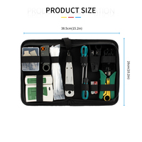 Kit d'outils de pince à sertir professionnel Rj45 pour ensemble d'outils de réparation de réseau de testeur de câble d'ordinateur CAT5 CAT6