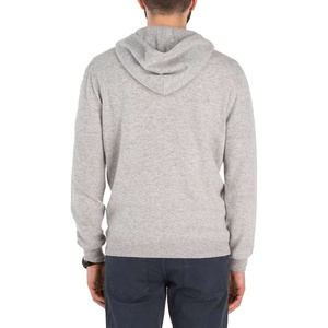 Pull à capuche en cachemire de laine de haute qualité, à manches longues, personnalisé, en tricot uni avec impression numérique pour l'hiver - Product Image 2