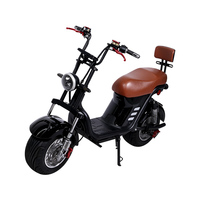 Vélo électrique rétro classique 1000W avec moteur arrière, pneus larges, siège en cuir et suspension arrière