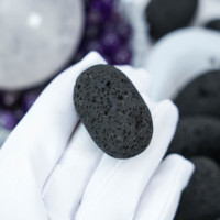 Pierres Roulées en Lave Volcanique Naturelle pour la Décoration Intérieure et l'Énergie Spirituelle – Vente en Gros de Pierres de Guérison en Cristal